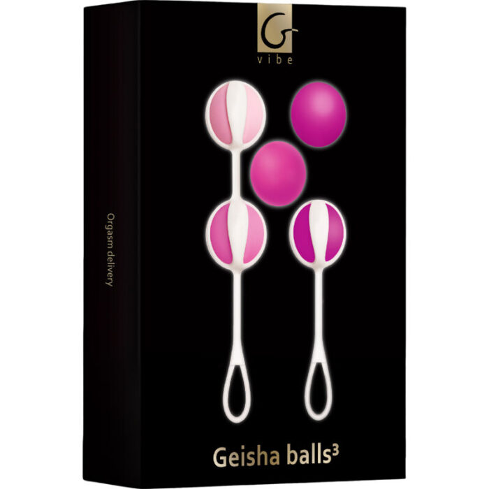 G-VIBE - SET 5 GEISHA BALLS3 ROSA - CandyHot - Foto 4