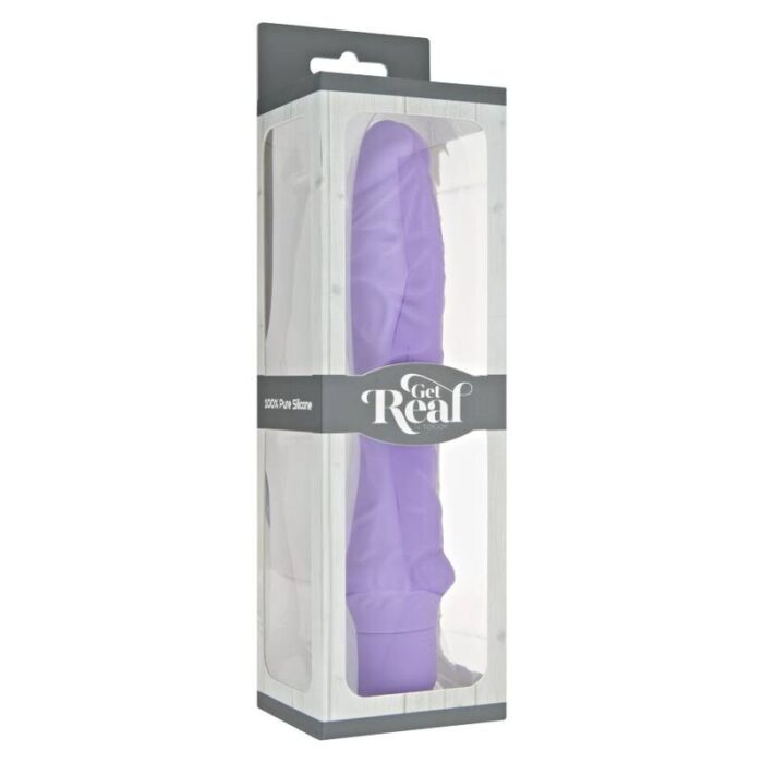 GET REAL - CLASSIC LARGE VIBRADOR MORADO - CandyHot - Foto 3