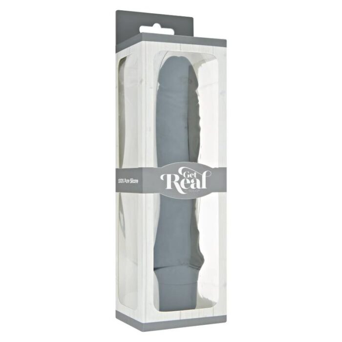 GET REAL - CLASSIC LARGE VIBRADOR NEGRO - CandyHot - Foto 3