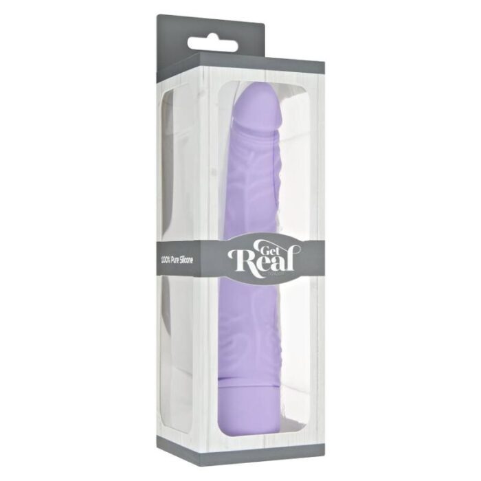 GET REAL - CLASSIC SLIM VIBRADOR MORADO - CandyHot - Foto 3