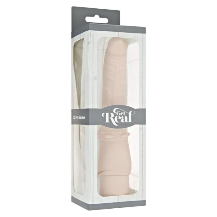 GET REAL - CLASSIC SMOOTH VIBRADOR NATURAL - CandyHot - Foto 3