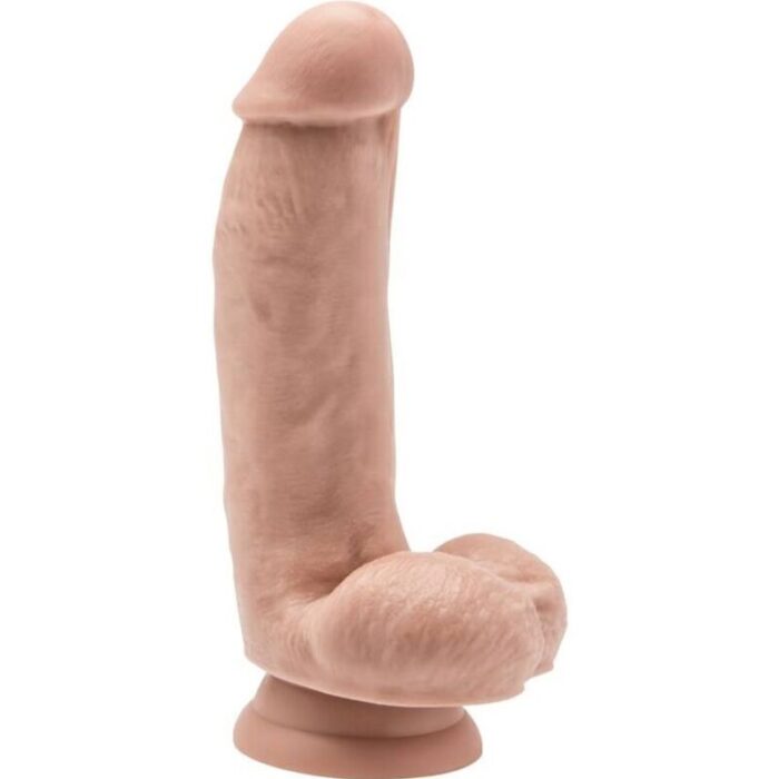 GET REAL - DILDO 12 CM CON TESTÍCULOS NATURAL - CandyHot - Foto 1