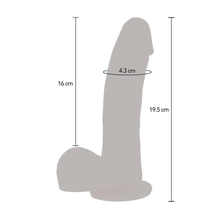 GET REAL - DILDO EMPUJE MAGNÉTICO PULSANTE NATURAL - CandyHot - Foto 5