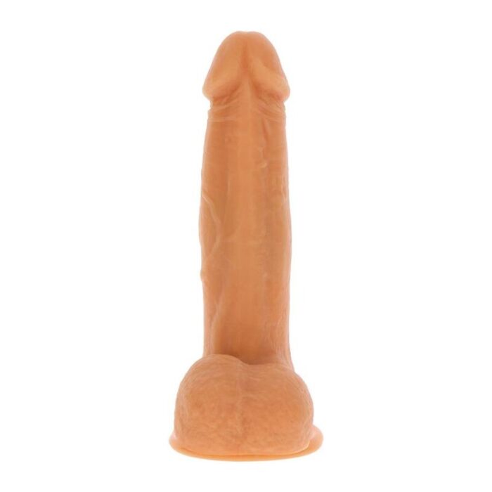 GET REAL - DILDO VIBRADOR CON BOLAS GIRATORIAS NATURAL - CandyHot - Foto 2