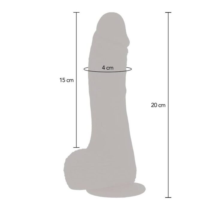 GET REAL - DILDO VIBRADOR ROTADOR UP&DOWN NATURAL - CandyHot - Foto 5