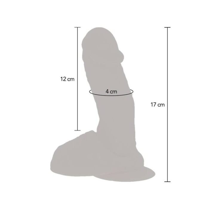 GET REAL - DILDO VIBRADOR SILICONA NATURAL - CandyHot - Foto 5