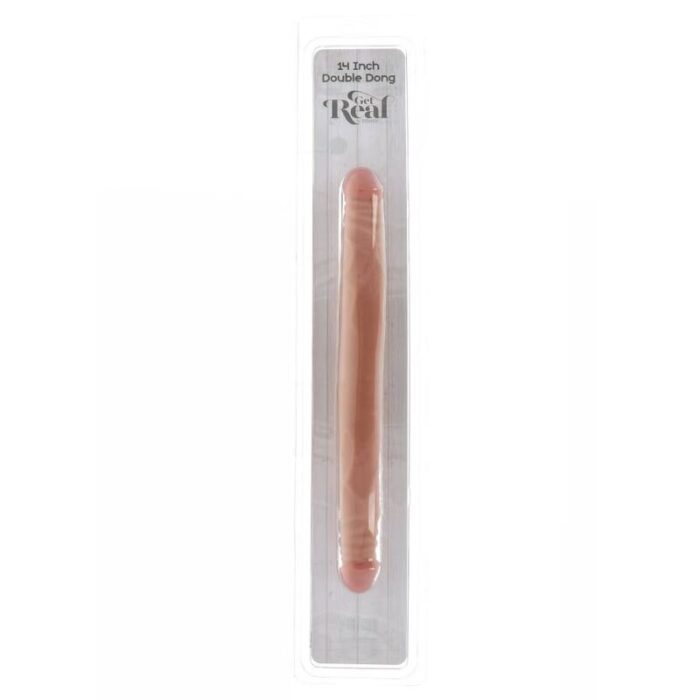 GET REAL - DOBLE DONG 35 CM NATURAL - CandyHot - Foto 4
