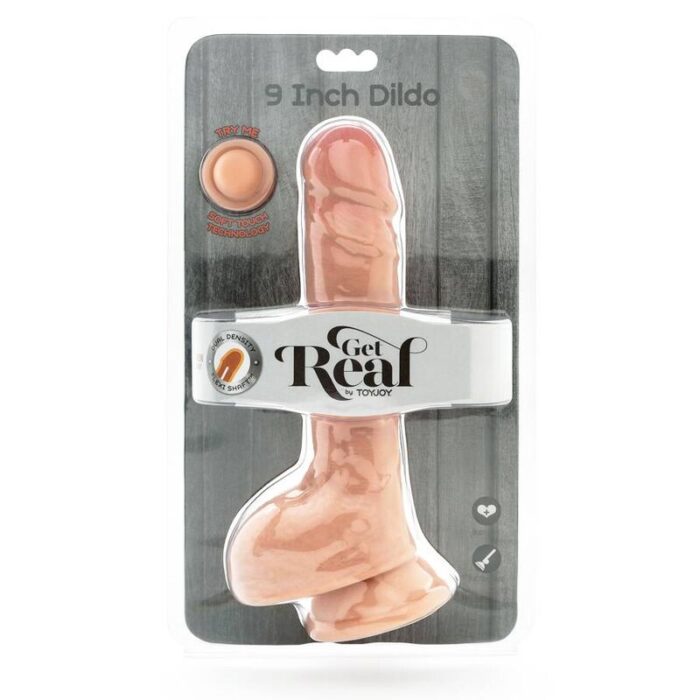 GET REAL - DUAL DENSITY DILDO 25