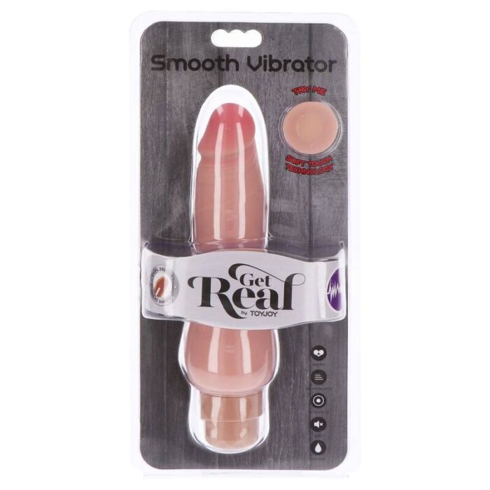 GET REAL - DUAL DENSITY SMOOTH VIBRADOR NATURAL - CandyHot - Foto 4