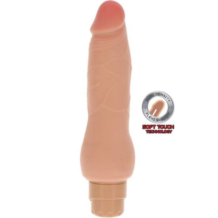GET REAL - DUAL DENSITY SMOOTH VIBRADOR NATURAL - CandyHot - Foto 1