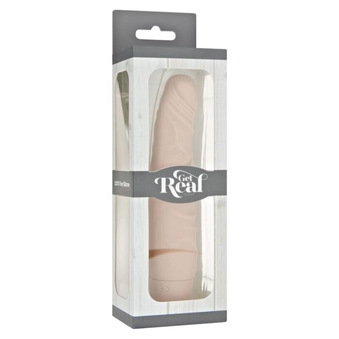 GET REAL - MINI CLASSIC SLIM VIBRADOR NATURAL - CandyHot - Foto 3