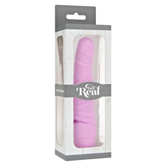 GET REAL - MINI CLASSIC SLIM VIBRADOR ROSA - CandyHot - Foto 3
