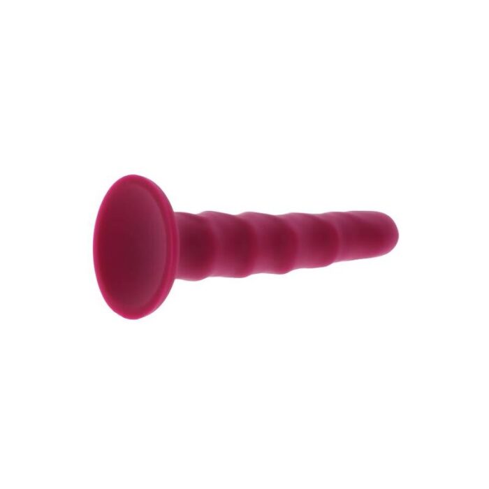 GET REAL - RIBBED DONG 12 CM ROJO - CandyHot - Foto 5