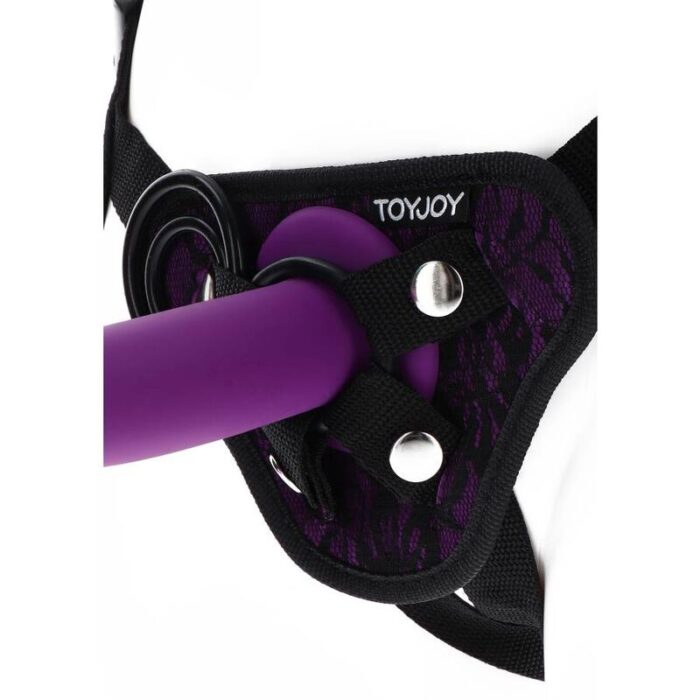 GET REAL - STRAP-ON LACE HARNÉS MORADO - CandyHot - Foto 3