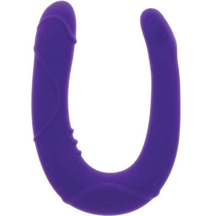 GET REAL - VOGUE MINI DOBLE DONG MORADO - CandyHot - Foto 1