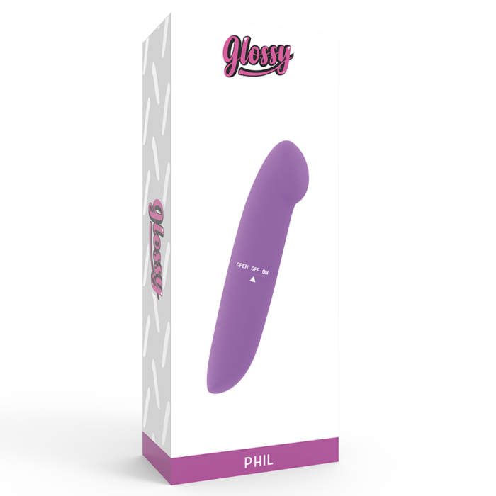 GLOSSY - PHIL VIBRATOR LILA - CandyHot - Foto 4