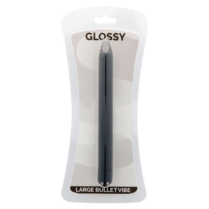 GLOSSY - SLIM VIBRADOR NEGRO - CandyHot - Foto 3