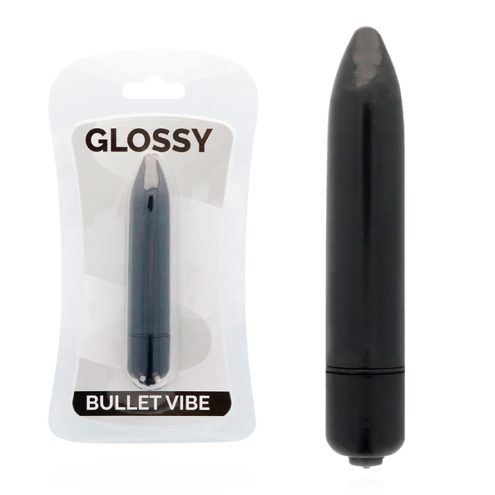 GLOSSY - THIN VIBRADOR NEGRO - CandyHot - Foto 1