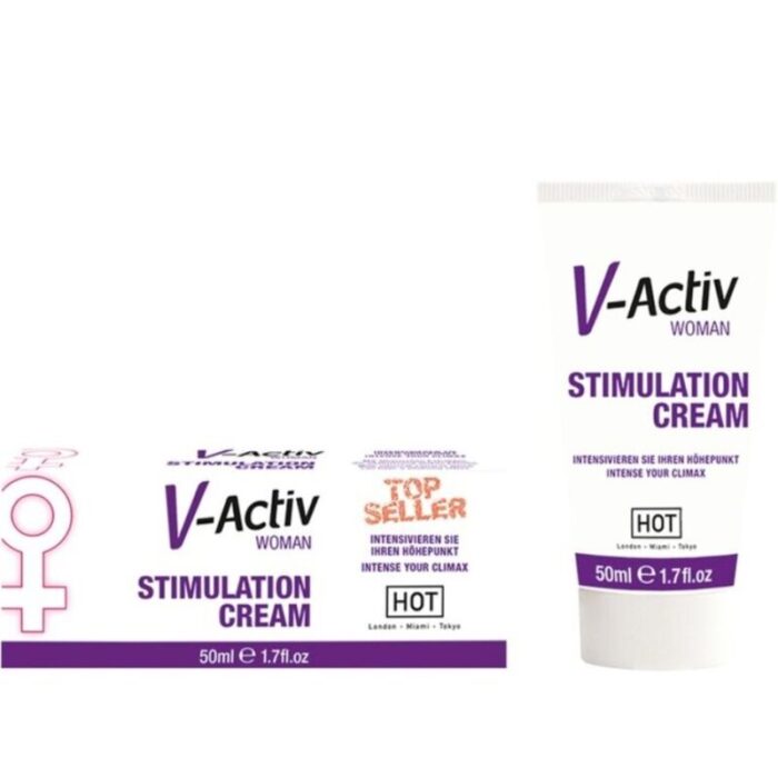 HOT - V-ACTIV CREMA ESTIMULADORA MUJER 50ML - CandyHot - Foto 1