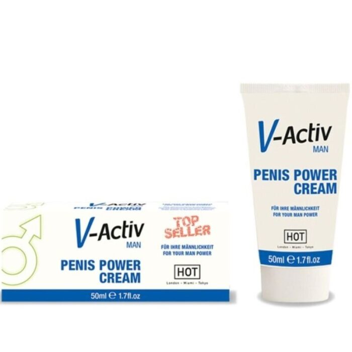 HOT - V-ACTIV CREMA POTENCIADORA HOMBRE 50ML - CandyHot - Foto 1
