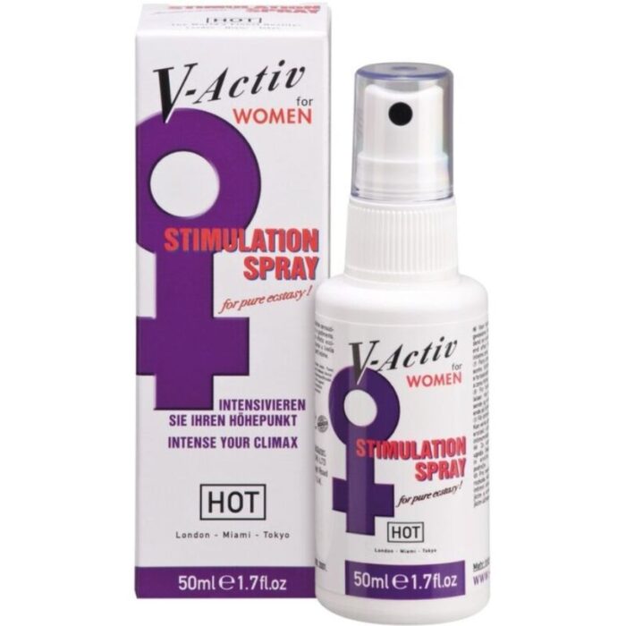 HOT - V-ACTIV SPRAY POTENCIADOR MUJER 50ML - CandyHot - Foto 1