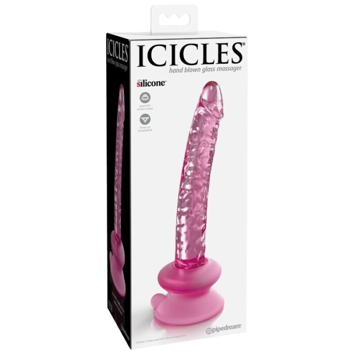 ICICLES - N. 86 DILDO VIDRIO CON VENTOSA - CandyHot - Foto 2