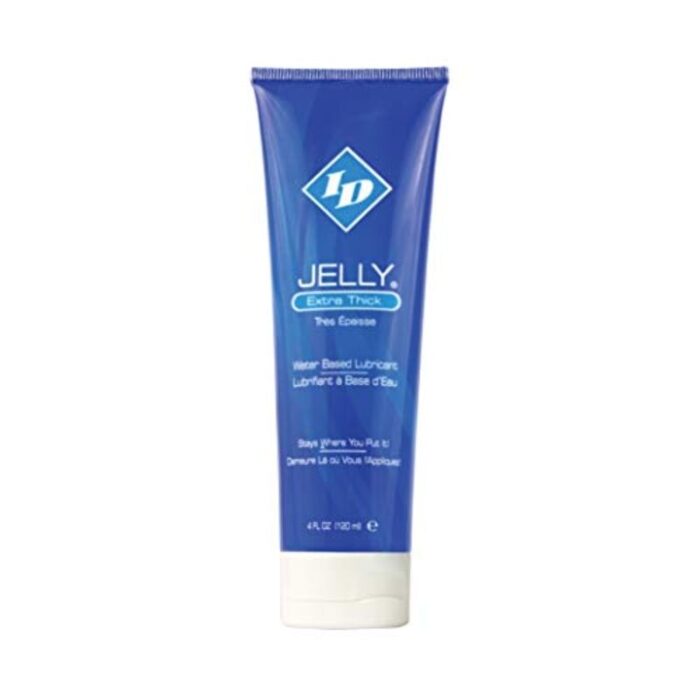 ID JELLY - LUBRICANTE BASE AGUA EXTRA THICK TRAVEL TUBE 120 ML - CandyHot - Foto 1