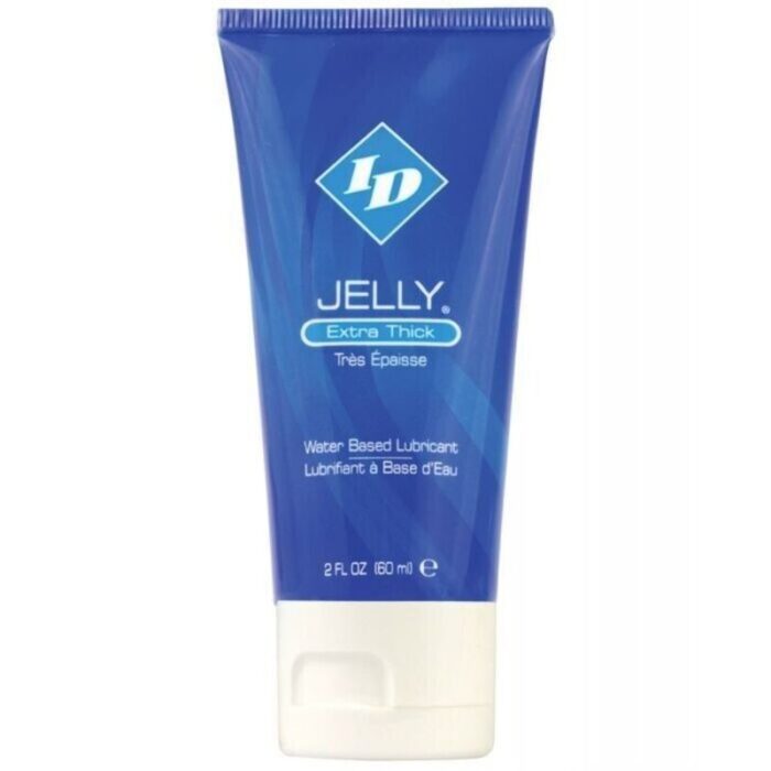 ID JELLY - LUBRICANTE BASE AGUA EXTRA THICK TRAVEL TUBE 60 ML - CandyHot - Foto 1