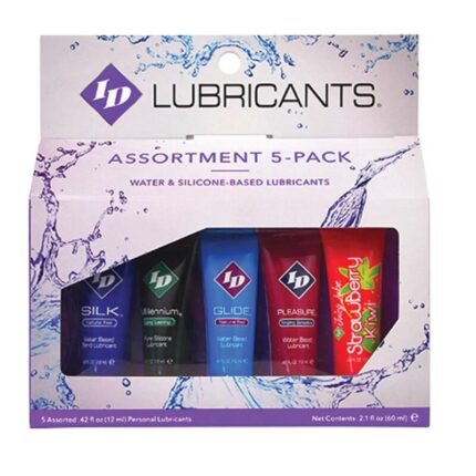 ID JUICY LUBE - SURTIDO 5X LUBRICANTE TUBE PACK 12 ML - CandyHot - Foto 1