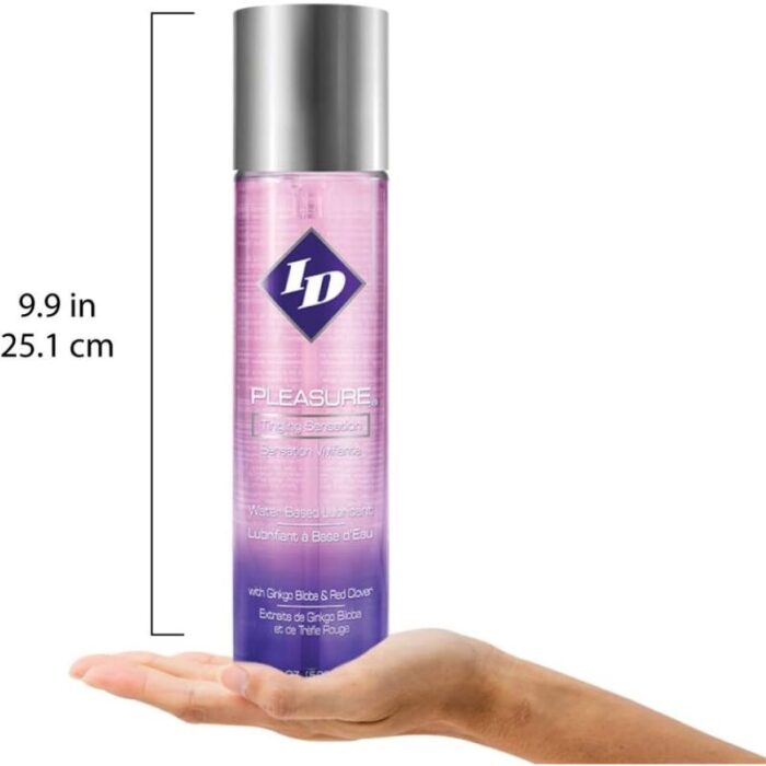 ID PLEASURE - LUBRICANTE BASE AGUA TINGING SENSATION 500 ML - CandyHot - Foto 3
