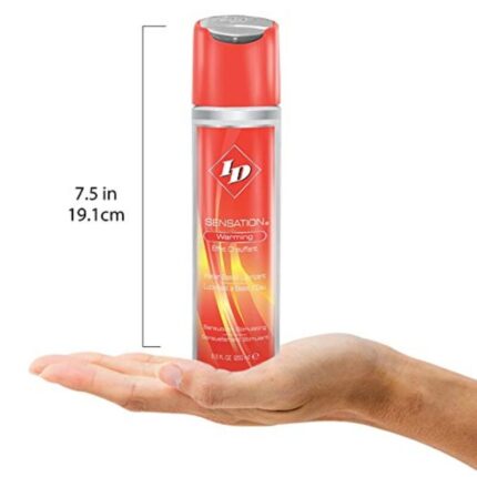 ID SENSATION - LUBRICANTE BASE AGUA EFECTO CALOR 250 ML - CandyHot - Foto 2