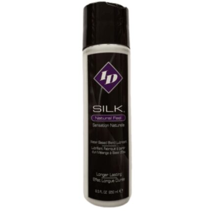 ID SILK - LUBRICANTE BASE AGUA Y SILICONA NATURAL FEEL 250 ML - CandyHot - Foto 1