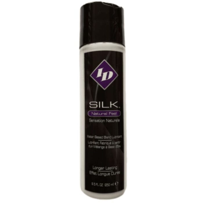 ID SILK - LUBRICANTE BASE AGUA Y SILICONA NATURAL FEEL 250 ML - CandyHot - Foto 1