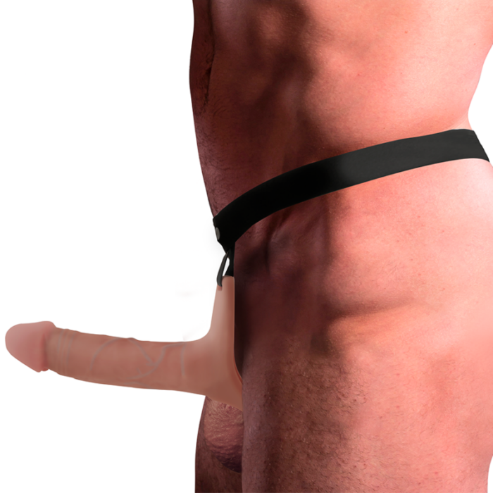 INTENSE - ARNÉS HUECO CON DILDO SILICONA 16 X 3.5 CM - CandyHot - Foto 3