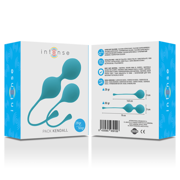 INTENSE - BOLAS KEGEL PACK KENDALL AZUL - CandyHot - Foto 2
