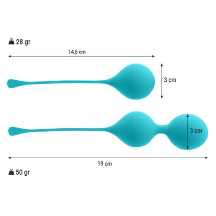 INTENSE - BOLAS KEGEL PACK KENDALL AZUL - CandyHot - Foto 3
