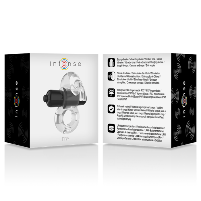 INTENSE - FRY ANILLO VIBRADOR TRANSPARENTE - CandyHot - Foto 5