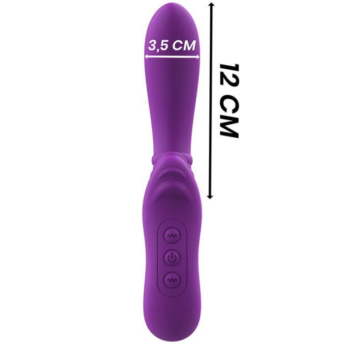 INTENSE - HARRY VIBRADOR FLEXIBLE CON LENGUA MORADO - CandyHot - Foto 3
