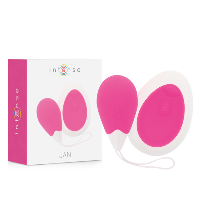 INTENSE - JAN HUEVO VIBRADOR CONTROL REMOTO ROSA - CandyHot - Foto 1