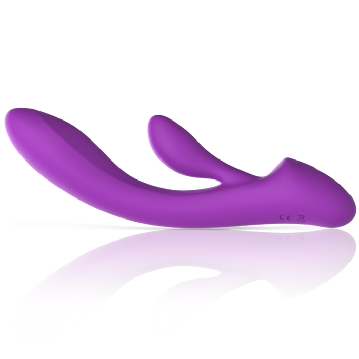 INTENSE - LUIGI VIBRADOR RABBIT SILICONA LIQUIDA MORADO - CandyHot - Foto 4