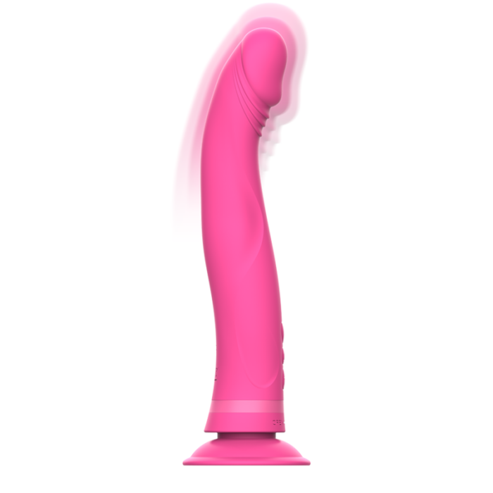 INTENSE - MICHELANGELO DILDO VIBRADOR SILICONA ROSA - CandyHot - Foto 2