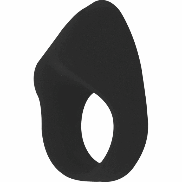 INTENSE - OTO ANILLO VIBRADOR RECARGABLE NEGRO - CandyHot - Foto 1