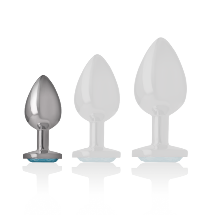 INTENSE - PLUG ANAL METAL ALUMINIO CORAZÓN AZUL TALLA S - CandyHot - Foto 5