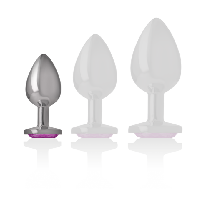 INTENSE - PLUG ANAL METAL ALUMINIO CORAZÓN ROSA TALLA S - CandyHot - Foto 5