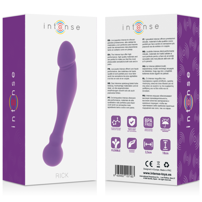 INTENSE - SILICONE RICK DUAL LILA - CandyHot - Foto 6