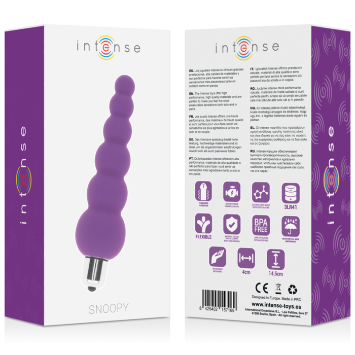 INTENSE - SNOOPY 7 SPEEDS SILICONE LILA - CandyHot - Foto 4