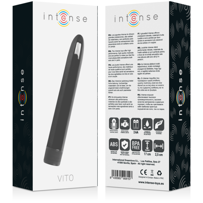 INTENSE - VITO VIBRADOR NEGRO - CandyHot - Foto 4