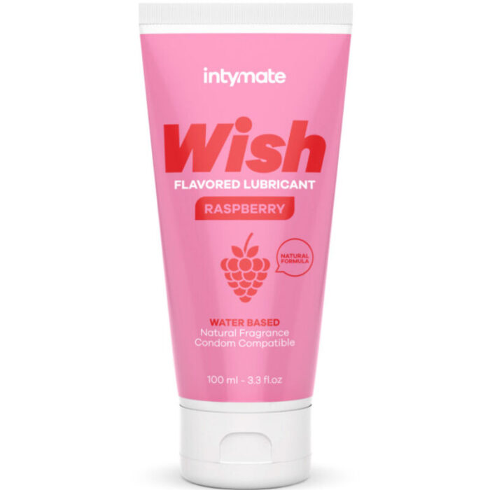 INTIMATELINE INTYMATE - WISH FRAMBUESA LUBRICANTE AROMATIZADO 100 ML - CandyHot - Foto 1