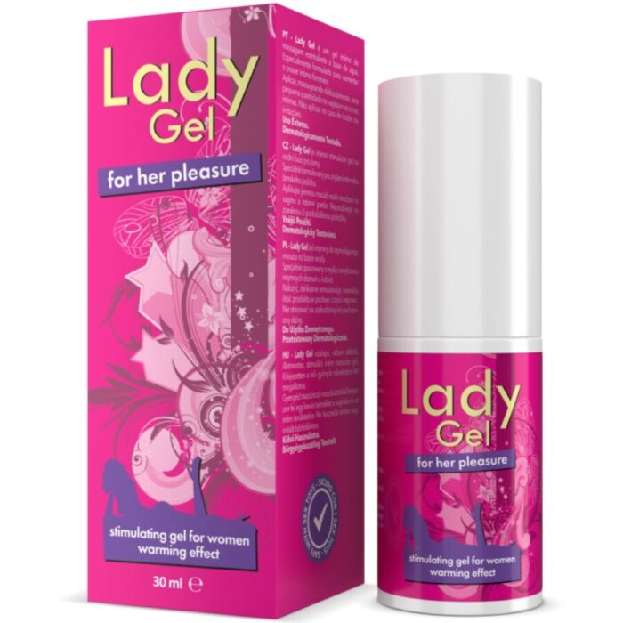 INTIMATELINE - LADY GEL FOR GER PLEASURE GEL ESTIMULANTE EFECTO CALOR ELLA 30 ML - CandyHot - Foto 1