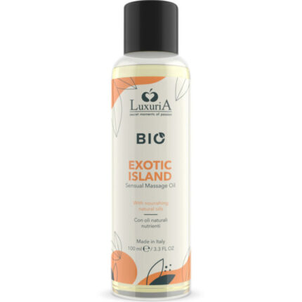 INTIMATELINE LUXURIA - BIO ACEITE MASAJE EXOTIC ISLAND 100 ML - CandyHot - Foto 1